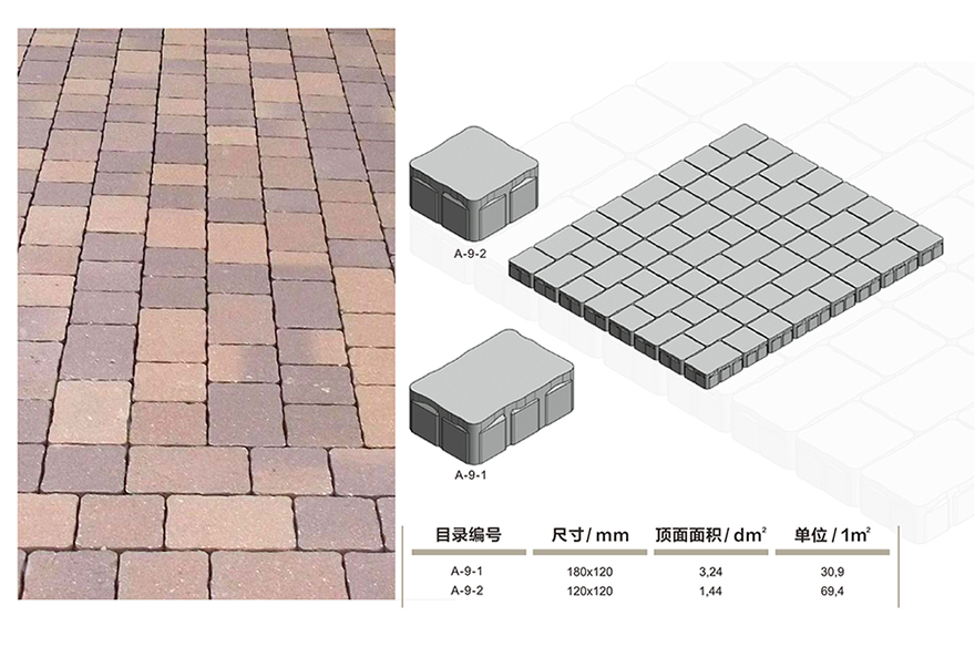 Concrete paver stone