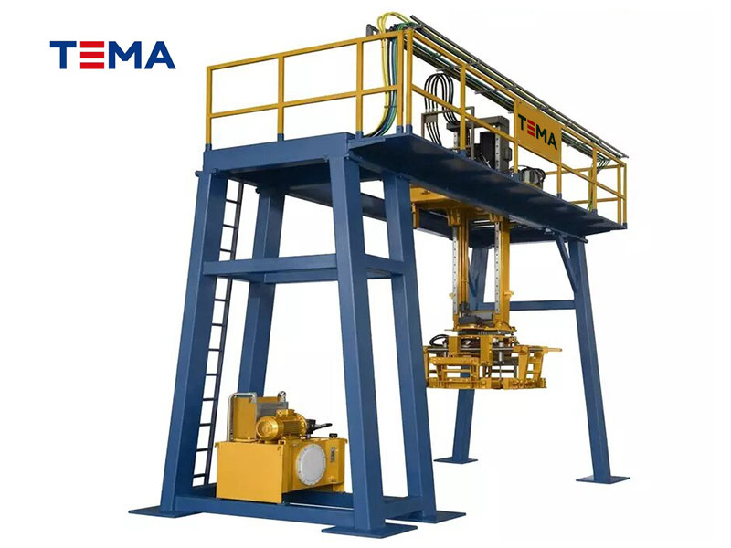 Automatic Brick Cuber for Concrete Block Palletizing