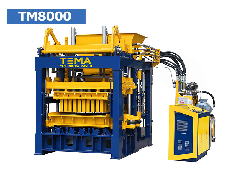 TM8000 Model Block Making Machine